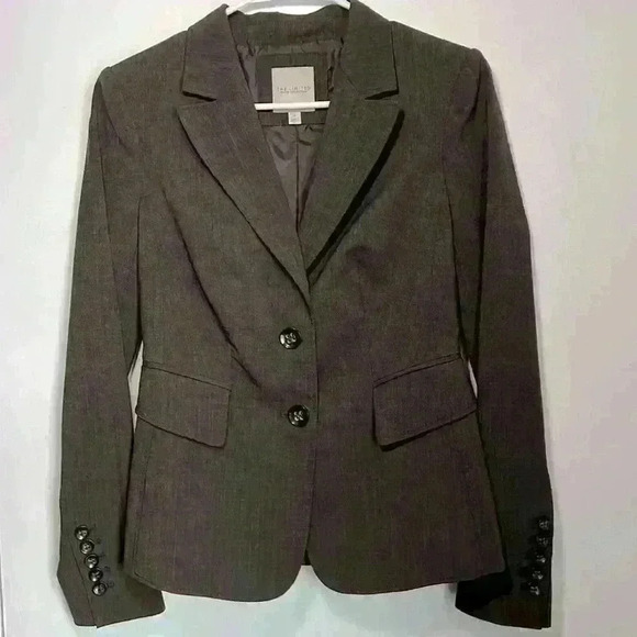 The Limited‎ Travel Collection, brown, two-button, lined women’s blazer. Size 0. - Picture 1 of 10